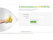 Tablet Screenshot of eanv.schoenmackers.de